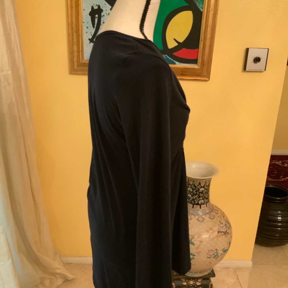 Navy Blue blouse - Picture 3 of 4